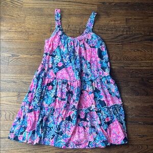 Lilly Pulitzer Pink and Blue Floral Women’s Dress